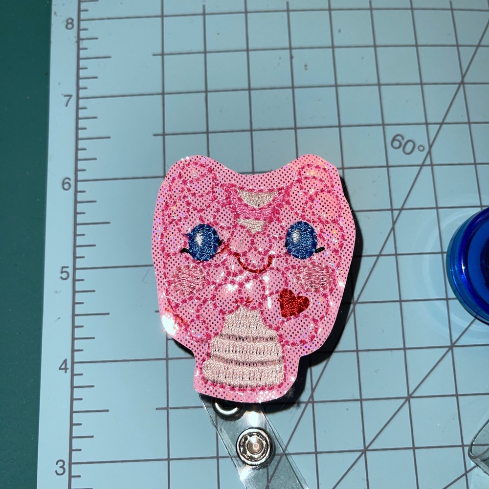 Happy thyroid badge reel